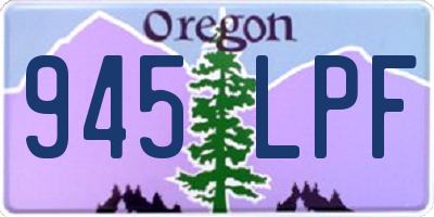 OR license plate 945LPF
