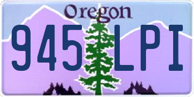 OR license plate 945LPI