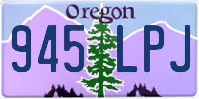 OR license plate 945LPJ