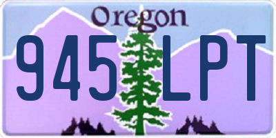 OR license plate 945LPT