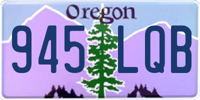 OR license plate 945LQB