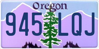 OR license plate 945LQJ