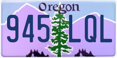 OR license plate 945LQL