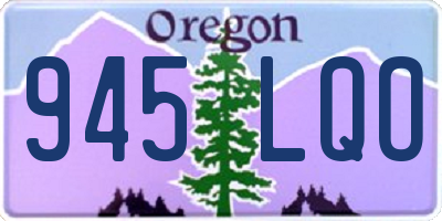 OR license plate 945LQO