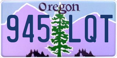 OR license plate 945LQT