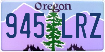 OR license plate 945LRZ