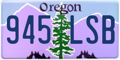 OR license plate 945LSB