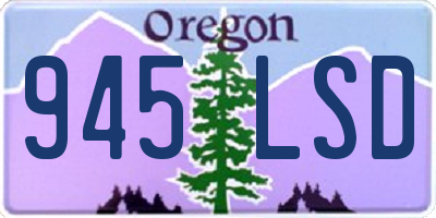 OR license plate 945LSD