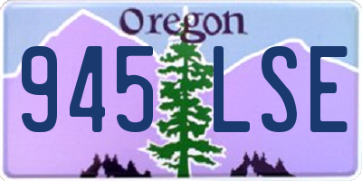 OR license plate 945LSE