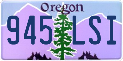 OR license plate 945LSI