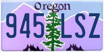 OR license plate 945LSZ