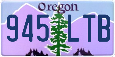 OR license plate 945LTB