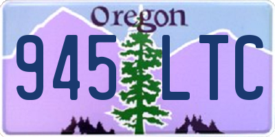 OR license plate 945LTC