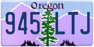 OR license plate 945LTJ