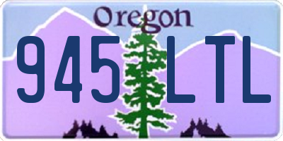 OR license plate 945LTL
