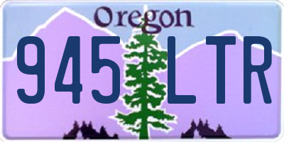 OR license plate 945LTR