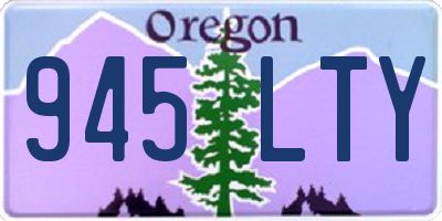 OR license plate 945LTY
