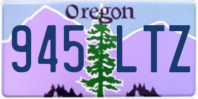 OR license plate 945LTZ