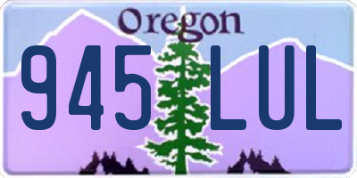 OR license plate 945LUL