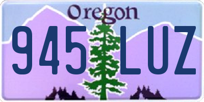OR license plate 945LUZ
