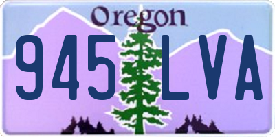 OR license plate 945LVA