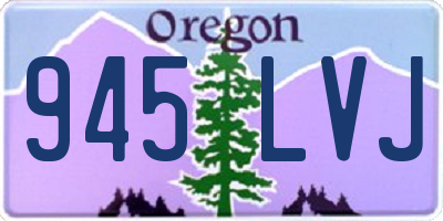 OR license plate 945LVJ