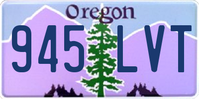 OR license plate 945LVT