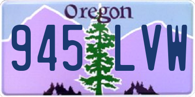 OR license plate 945LVW