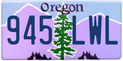 OR license plate 945LWL