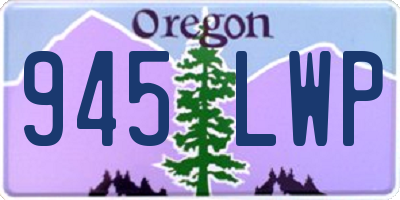 OR license plate 945LWP