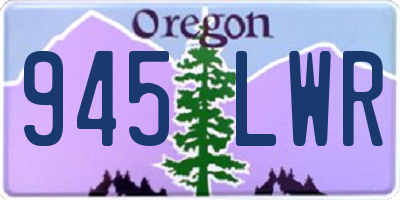 OR license plate 945LWR