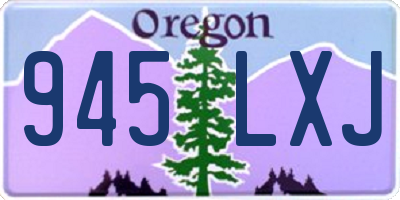 OR license plate 945LXJ