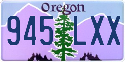 OR license plate 945LXX