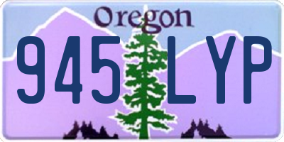 OR license plate 945LYP