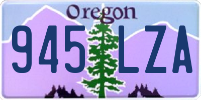 OR license plate 945LZA