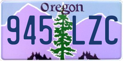 OR license plate 945LZC
