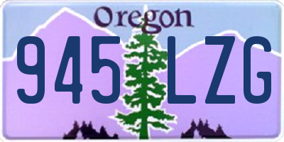OR license plate 945LZG