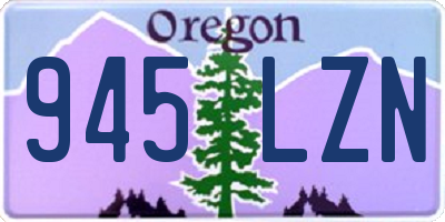 OR license plate 945LZN