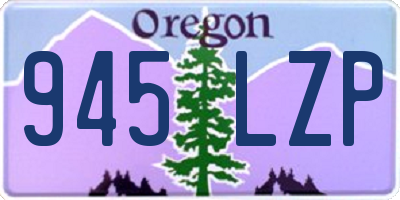 OR license plate 945LZP