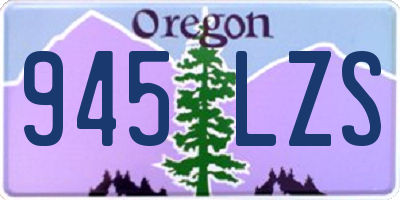 OR license plate 945LZS