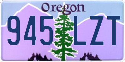 OR license plate 945LZT