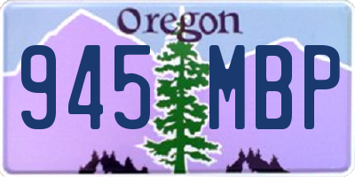 OR license plate 945MBP