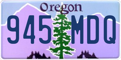 OR license plate 945MDQ