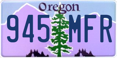OR license plate 945MFR