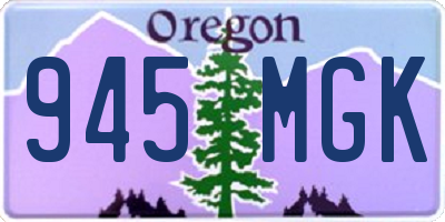 OR license plate 945MGK
