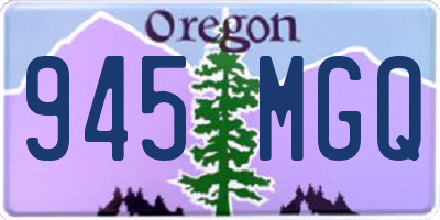 OR license plate 945MGQ
