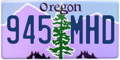 OR license plate 945MHD