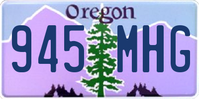 OR license plate 945MHG