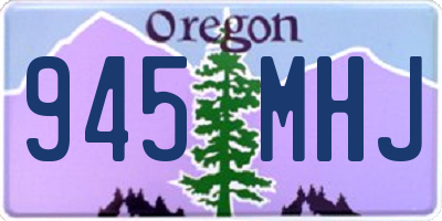 OR license plate 945MHJ
