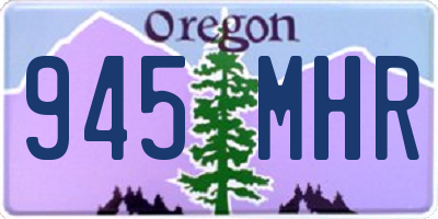 OR license plate 945MHR